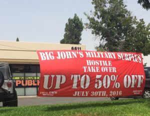 Retail Signs banner outdoor promotional vinyl 300x232