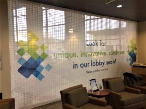 Construction Signs large format indoor vinyl banner 300x225